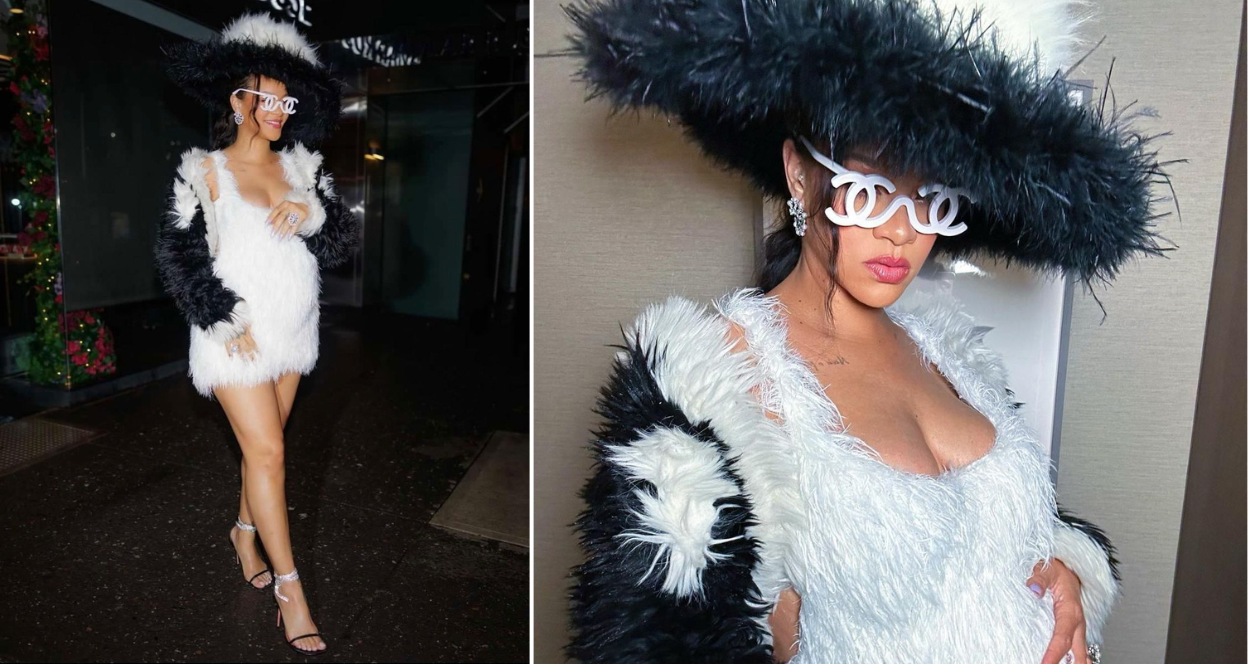 Rihanna’s Sensational Pre-Met Gala Look: A Chanel Masterpiece with a Maternal Twist Pre-Met Gala Look: A Chanel Masterpiece with a Maternal Twist