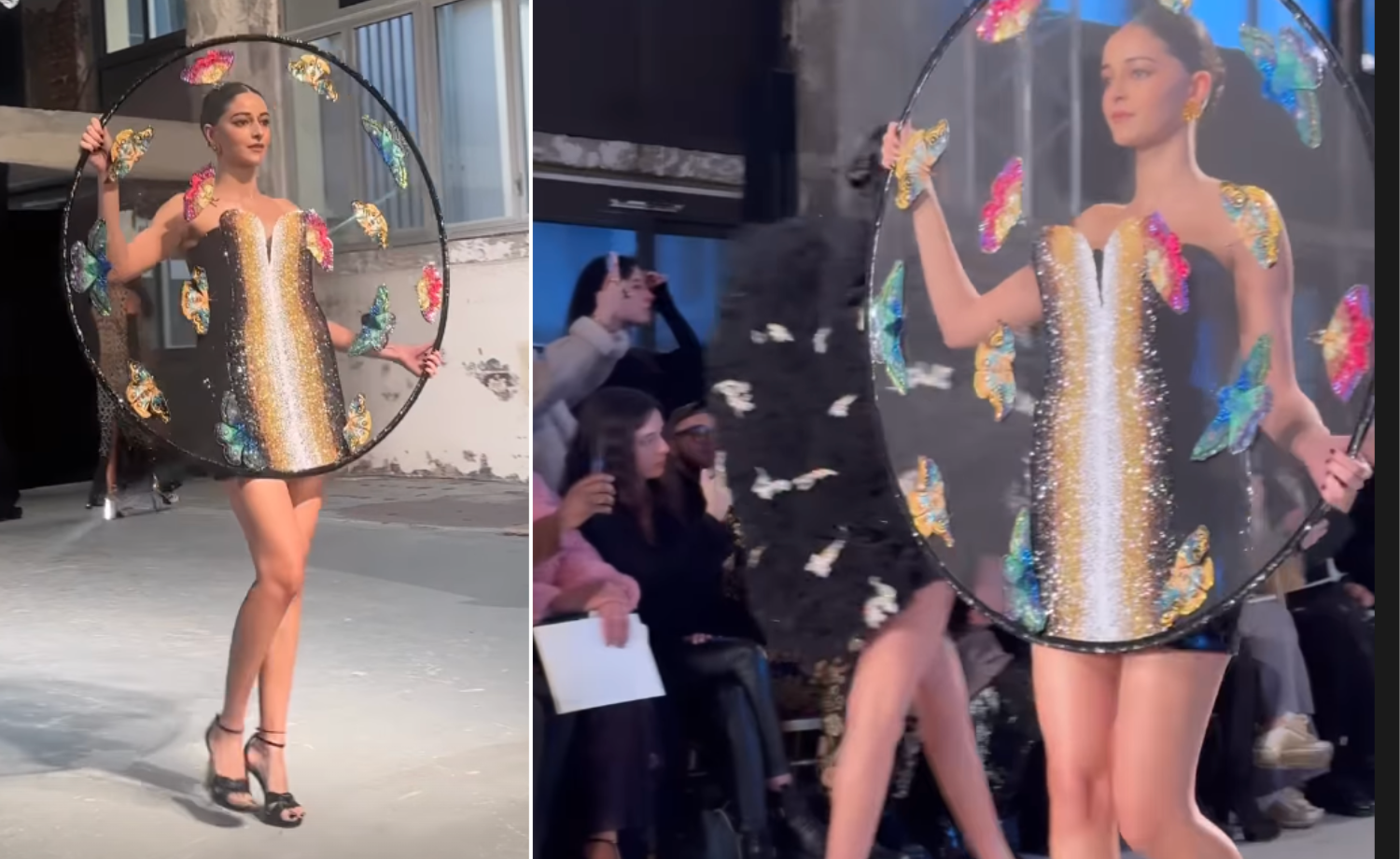 Ananya Panday Spreads Wings in Rahul Mishra’s Butterfly-Inspired Ensemble for Paris Couture Week Debut!