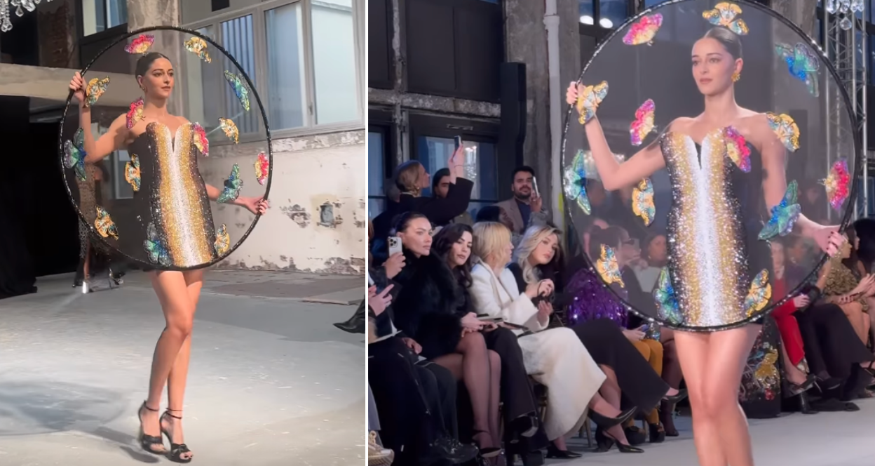 Ananya Panday Spreads Wings in Rahul Mishra’s Butterfly-Inspired Ensemble for Paris Couture Week Debut!